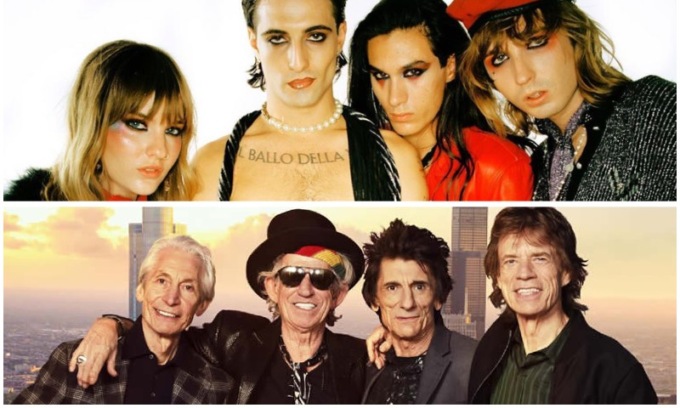 I Maneskin apriranno il concerto dei Rolling Stones: 230 anni contro 84 in tutto