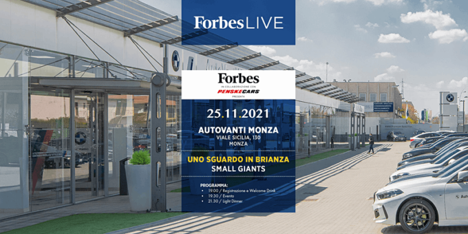 A Monza continua il viaggio di Small Giants di Forbes