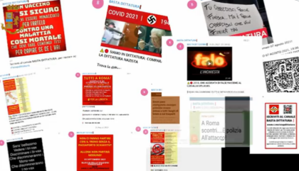 Perquisizioni agli estremisti No vax in 16 città. Sulle chat Telegram minacce a Draghi, medici e giornalisti