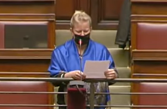 Show della deputata No vax in Aula: “Mi discriminate, ma vi perdono”. E intanto alla Camera ci sono sette positivi