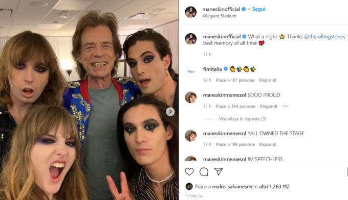 I Maneskin conquistano Mick Jagger, ma i Cugini di campagna: “Ci copiate i vestiti!”