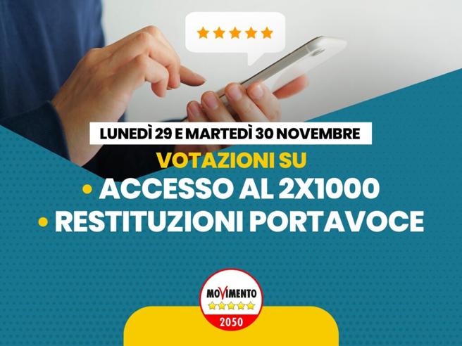 La giravolta del Movimento Cinque Stelle: Conte pronto a chiedere ai cittadini il 2×1000 per i partiti