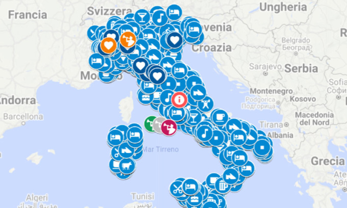 La mappa (farlocca) dei locali che non chiedono il Green pass