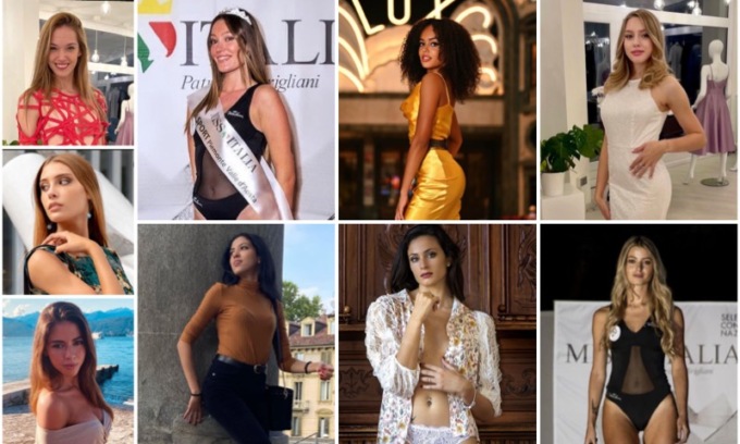 Miss Italia 2021: le 9 concorrenti dal Piemonte e Valle d’Aosta in lizza per la finale