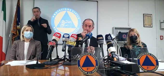 Covid, Zaia: “Veneto in zona gialla da lunedì” | +5577 nuovi positivi | Dati venerdì 17 dicembre 2021