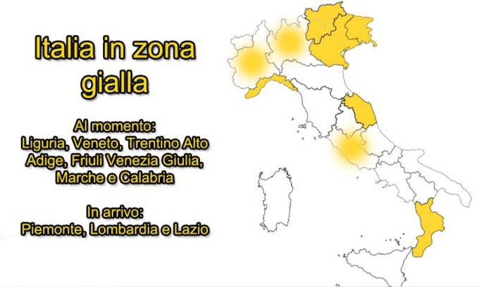 Omicron trascina le regioni in zona gialla: Piemonte, Lazio e Lombardia le prossime