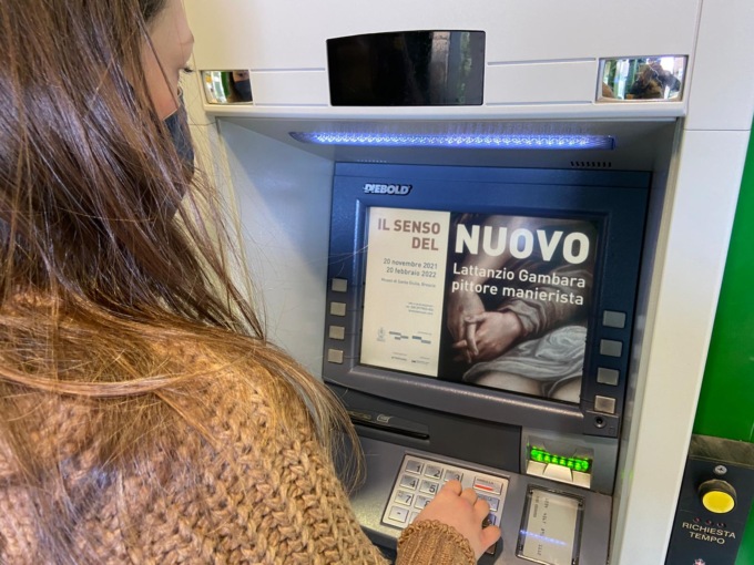 Con BTL Banca a Brescia la cultura viaggia sui bancomat