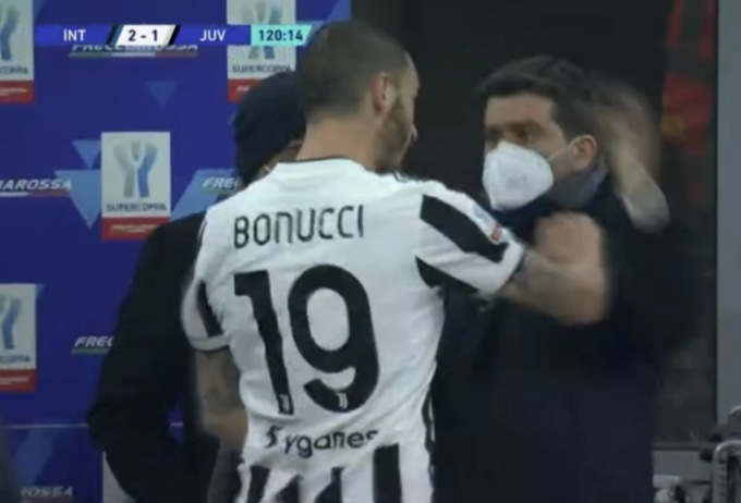 Il video della lite costata a Bonucci una multa da 10mila euro
