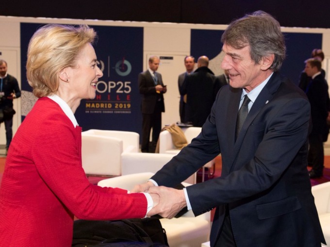 Sassoli, Von der Leyen: “Un grande europeo”. Draghi: “Simbolo di equilibrio”