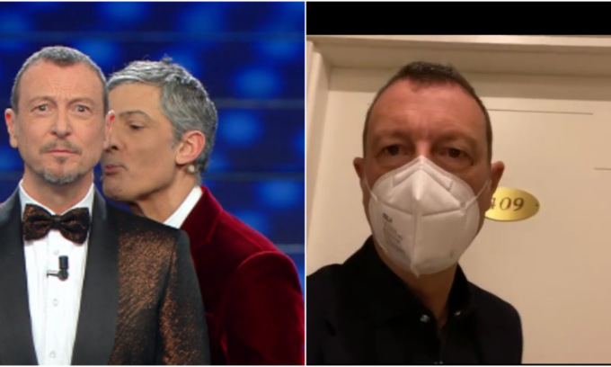 Fiorello arriva a Sanremo. La spassosa gag della camera d’albergo con Amadeus