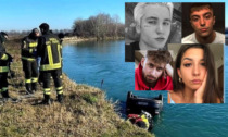 Nebbia fittissima: nella notte quattro amici finiscono con l'auto nel fiume a Piacenza