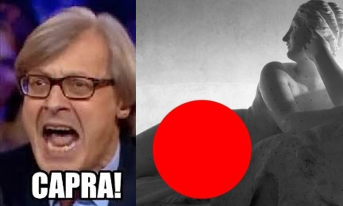 Sgarbi contro Instagram: “Algoritmo capra”, censura i nudi artistici