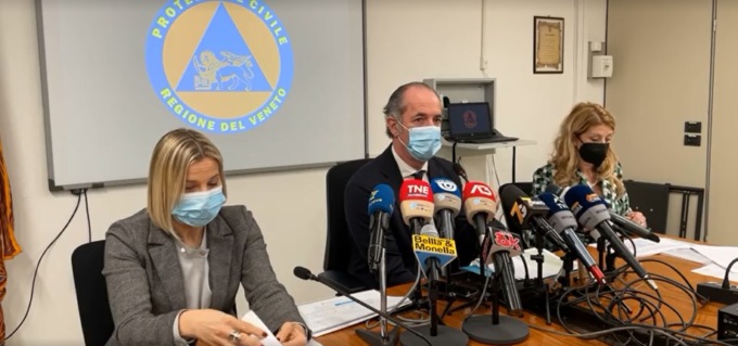 Covid, Zaia: “Veneto in giallo almeno per le prossime due settimane” | +6468 positivi | Dati 3 gennaio 2022