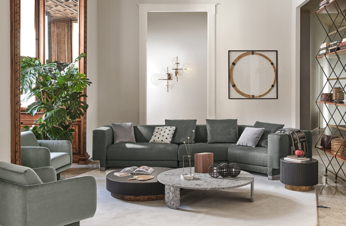 Lilas, Elissa Sectional e Resia di Dainelli Studio fotografati da Matteo Imbriani nei nuovi scatti di Gallotti&Radice