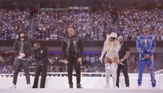 Il video dello spettacolare Halftime Show del Superbowl 2022