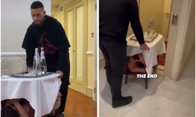 Mahmood e Blanco e lo scherzo in hotel: il cantante finisce nudo… nel carrello