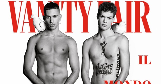 Mahmood e Blanco nudo artistico in copertina: Instagram riabilita la foto censurata