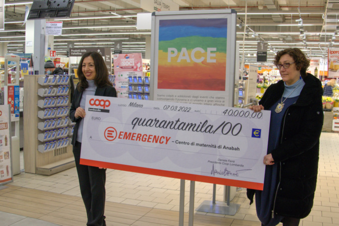 Afghanistan, donazione da 40mila euro di Coop Lombardia a Emergency