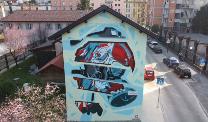 A Milano un murale mangia-smog: i suoi colori puliscono l’aria