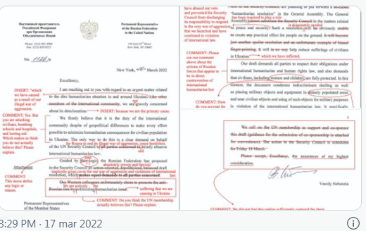 Il Canada ridicolizza la Russia e smonta le fake news sulla guerra con un tweet