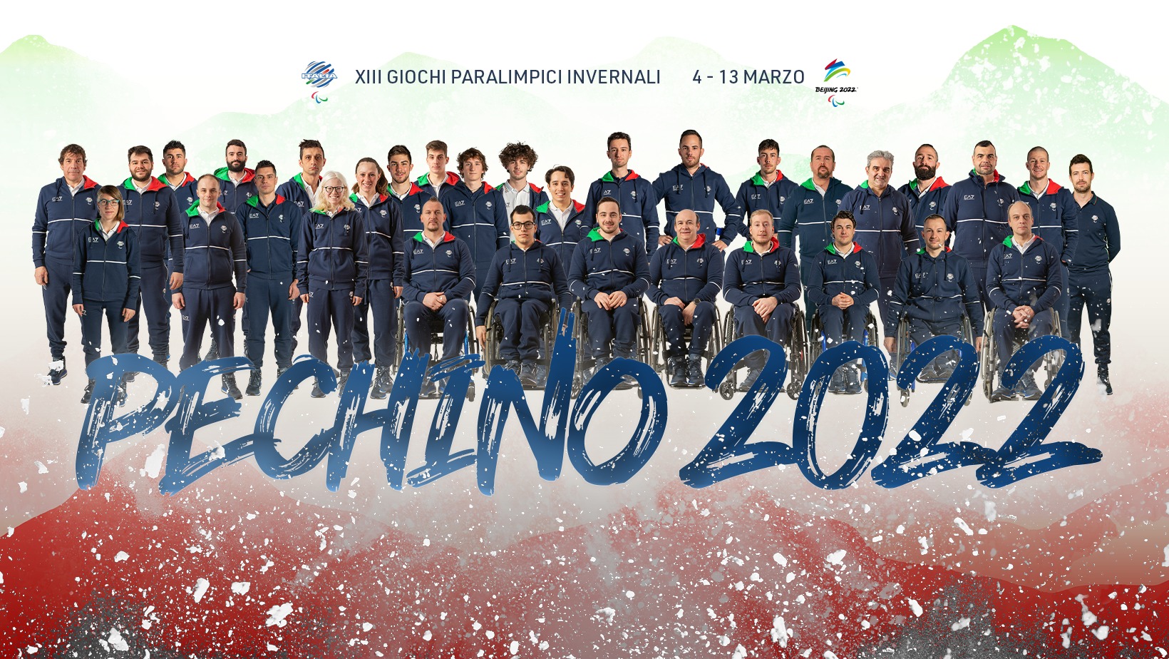 La delegazione italiana ai Giochi paralimpici di Pechino