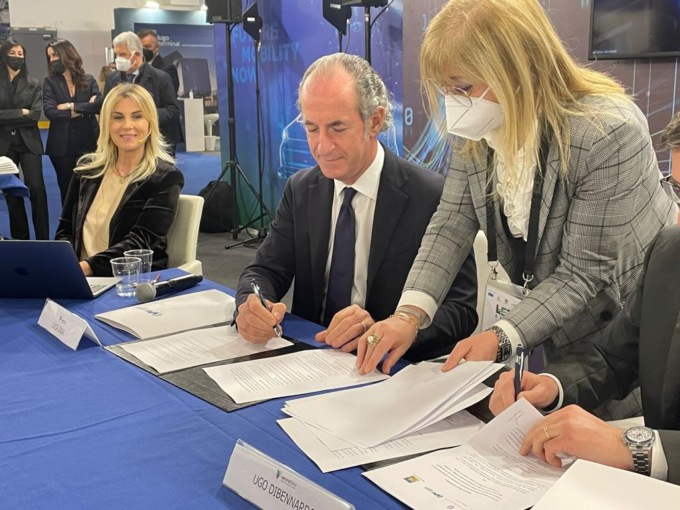 Hyper Transfer, treni merci e passeggeri a 1200 all’ora. Zaia: “Oggi si scrive una pagina di storia”