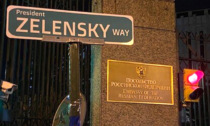 Zelensky way: sbeffeggiata clamorosamente l'ambasciata russa a Washington