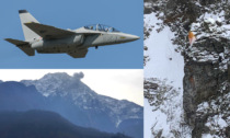 Aereo militare si schianta sui Monti vicino a Lecco: morto uno dei due piloti