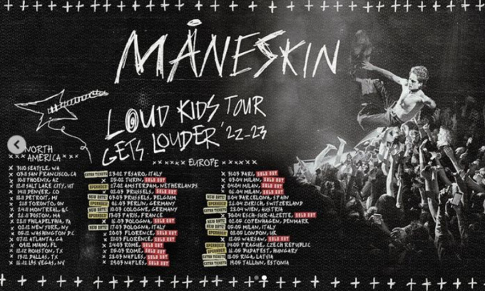 Schiaffo dei Maneskin ai fans: il concerto mancato questa sera a Milano (e non solo)