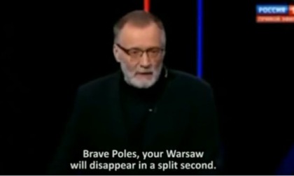 Un film tutto loro, alla tv russa: "Una bomba nucleare e in trenta secondi non esisterebbe più Varsavia"