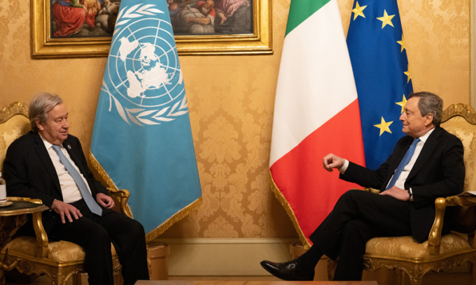 Guerra: il segretario dell’Onu martedì incontrerà Putin, anche Draghi a Kiev?