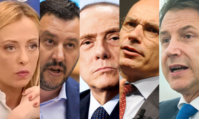 I partiti e gli elettori delusi: “piangono” Movimento 5 Stelle, Forza Italia e Lega