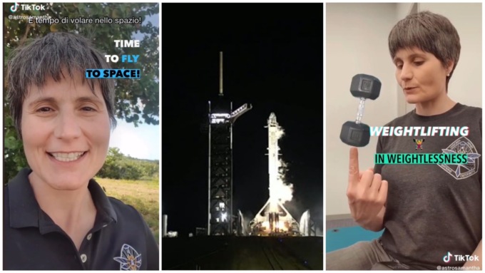 Da TikTok allo spazio: il video del lancio che ha riportato la nostra AstroSamantha in orbita