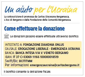Nasce la campagna “Un aiuto per l’Ucraina”