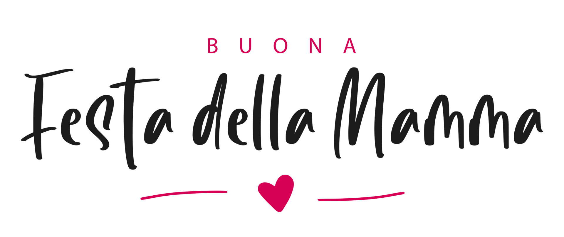 Buona Festa della Mamma, italian text. Happy mother's Day. Vecto