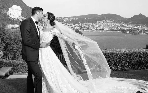Giorgia Palmas e Filippo Magnini: matrimonio da fiaba sul lago di Como