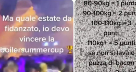 Ci mancava l’indegna “Boiler summer cup”, sfida su TikTok a baciare la ragazza più curvy