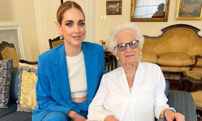 Chiara Ferragni incontra Liliana Segre: “La sua storia e la sua determinazione mi hanno molto colpito”