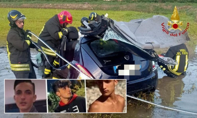 Tre ragazzi morti in un incidente stradale: il conducente dell’altra auto era drogato