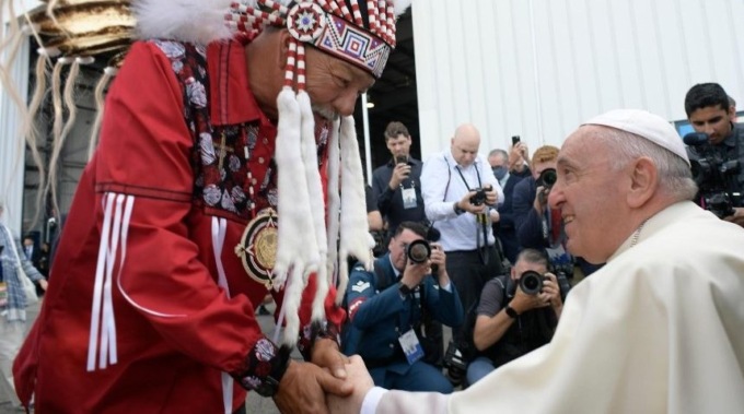Il Papa in Canada chiede perdono per le sofferenze degli indigeni