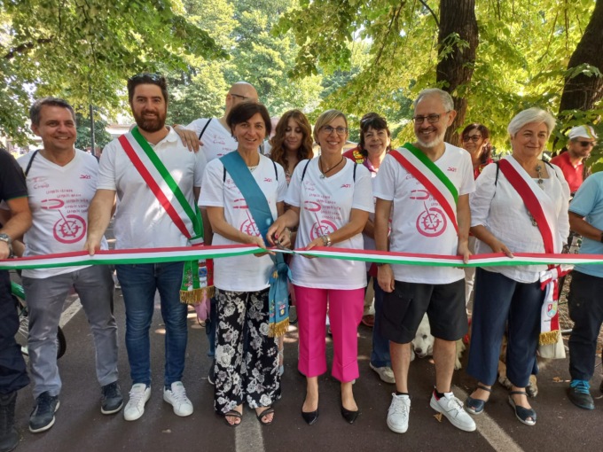 Inaugurata la ciclabile che porta i milanesi all’Idroscalo