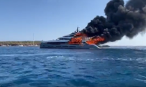 Formentera, a fuoco lo yacht da 25 milioni di euro di un imprenditore napoletano