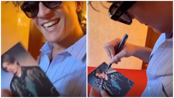 Fan di Rkomi si avvicina per chiedergli un autografo… ma è Tananai