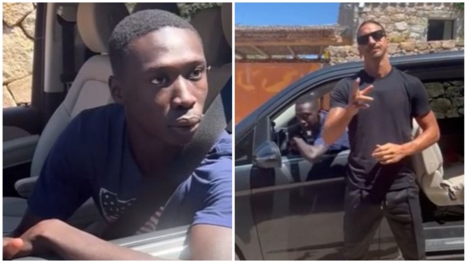 Khaby Lame e Ibrahimovic, nuovo video insieme: Zlatan è il bodyguard della star di TikTok