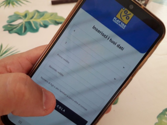 L’App per calcolare la Flat tax sul proprio reddito