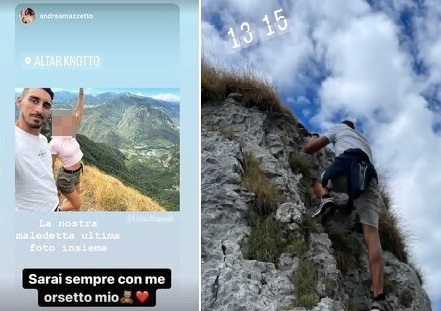 Andrea e Sara, l’ultima foto prima di precipitare nel dirupo