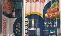 Possibile presenza di plastica nei wurstel di suino Conad: richiamati dal Ministero