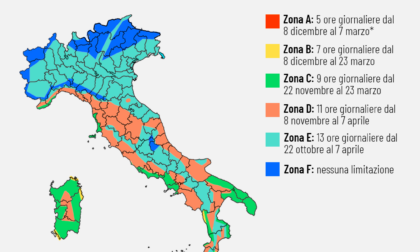 Italia divisa in sei fasce: quando si può accendere il riscaldamento in ciascuna regione