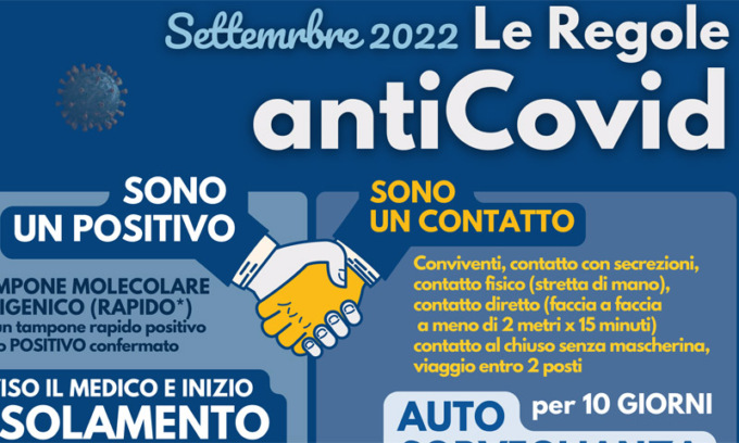 Cosa devo fare se prendo il Covid in questo autunno 2022 (e regole scuola)