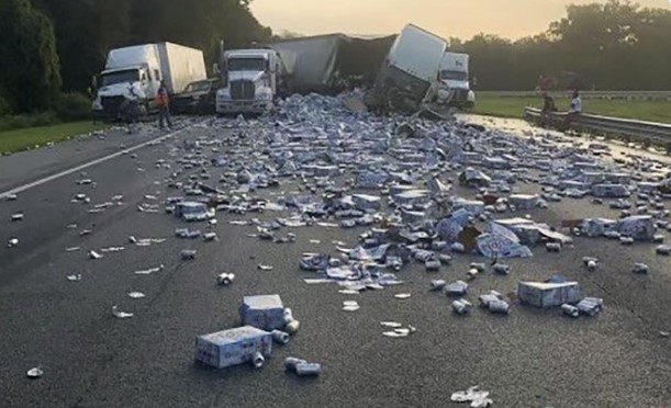 incidente camion birra florida